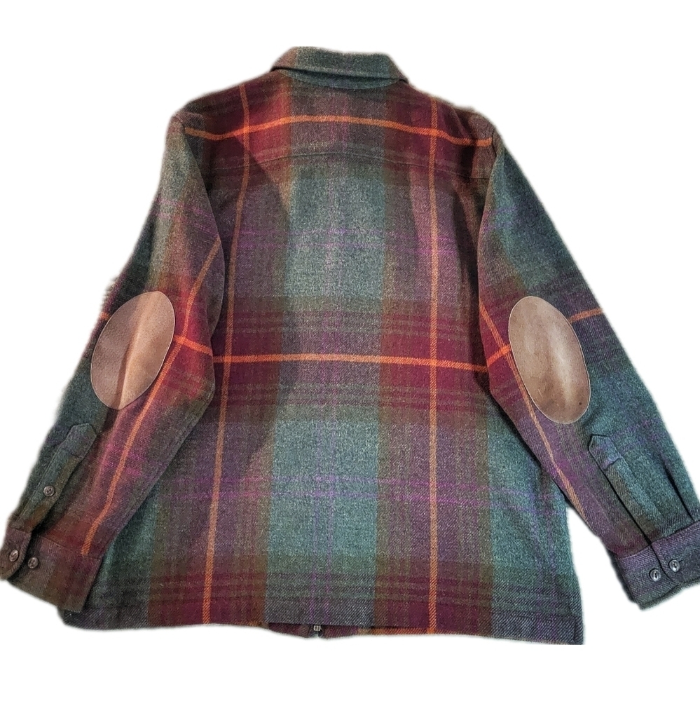 Ralph Lauren / Unisex Tartan Plaid Lambswool Jacket / L - Picture 2 of 7